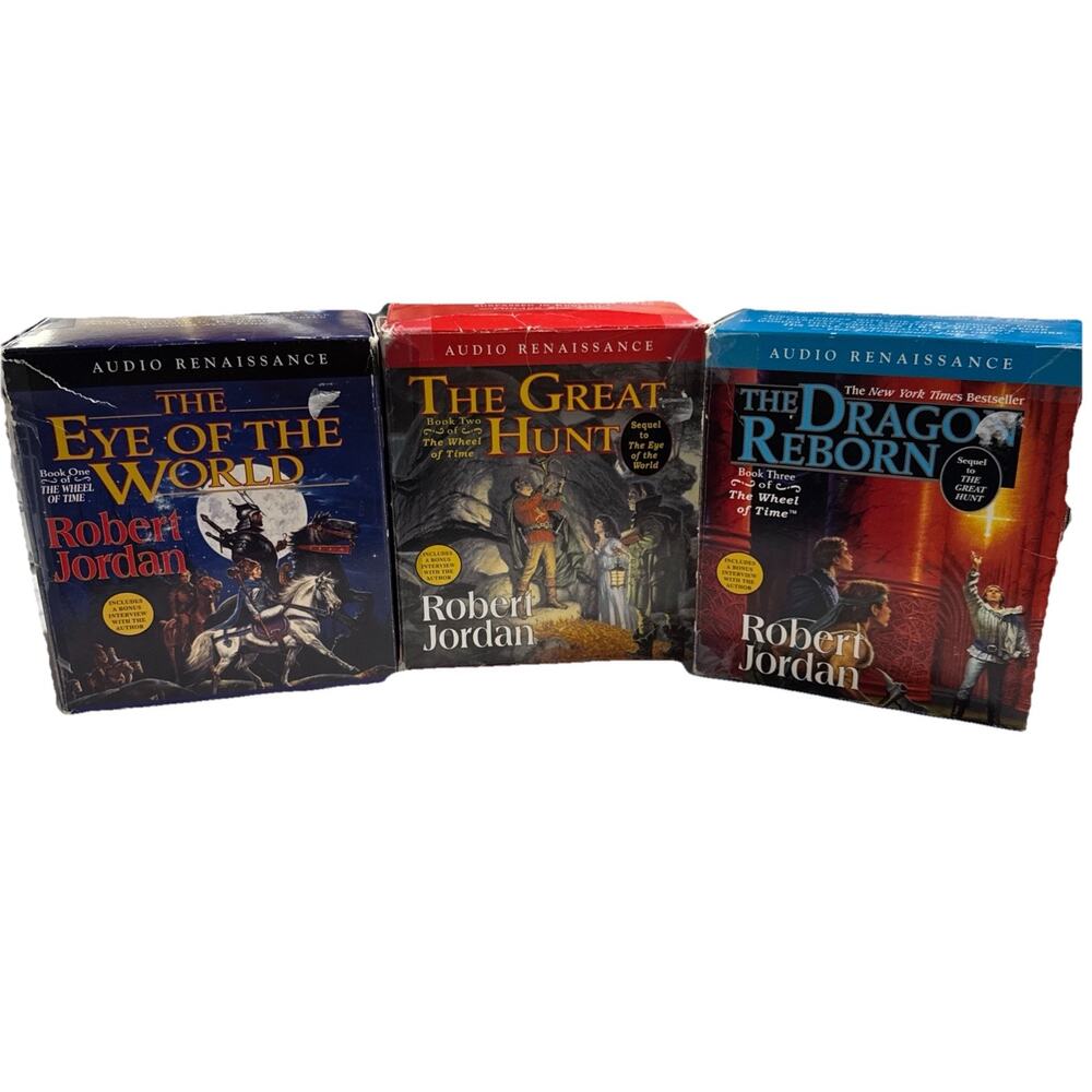 Wheel Of Time Books 1, 2, 3 By Robert Jordan Audiobook Unabridged Audiobook CD